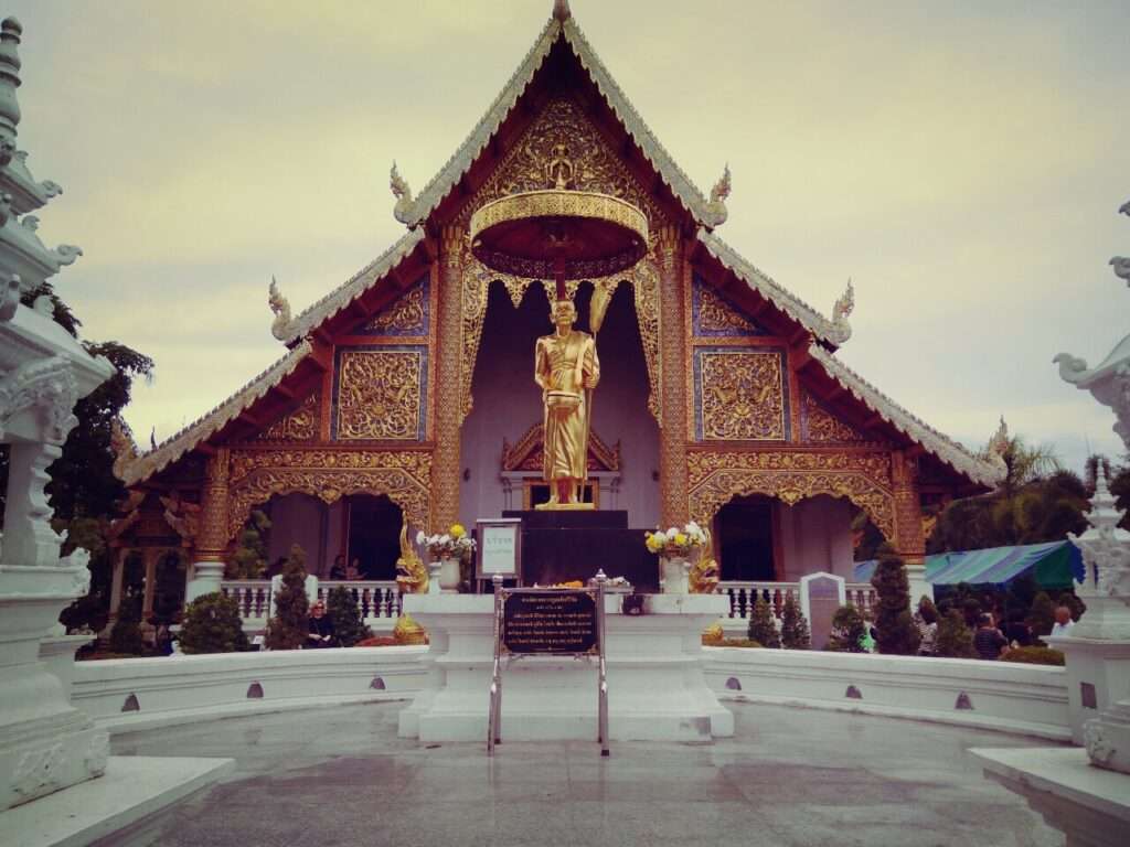 Chrám v Old Town v Chiang Mai