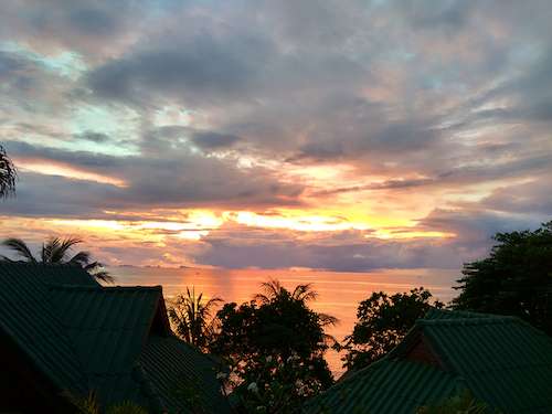 Sunset in Lucky Resort – No Filter !